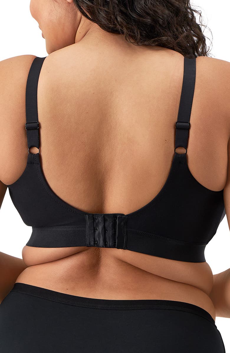 Elomi Downtime Wireless Bralette, Alternate, color, Black