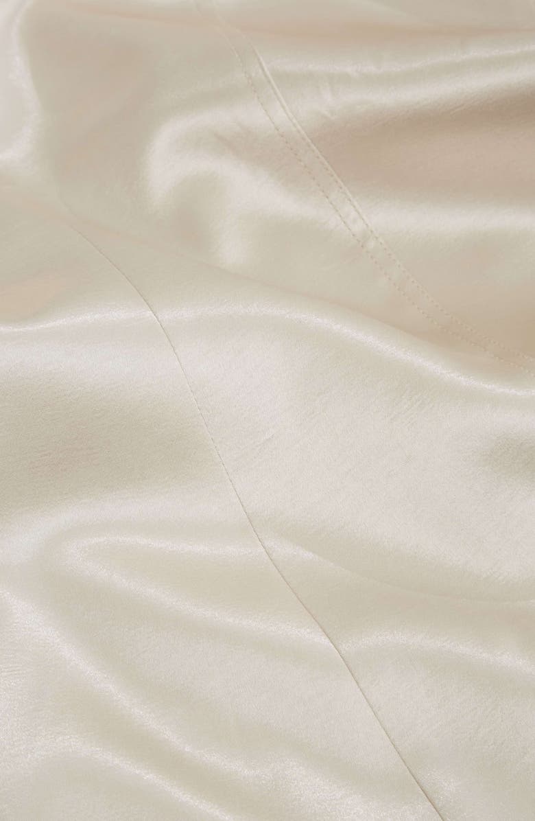 GUESS Brisilda High Waist Wide Leg Satin Pants, Alternate, color,