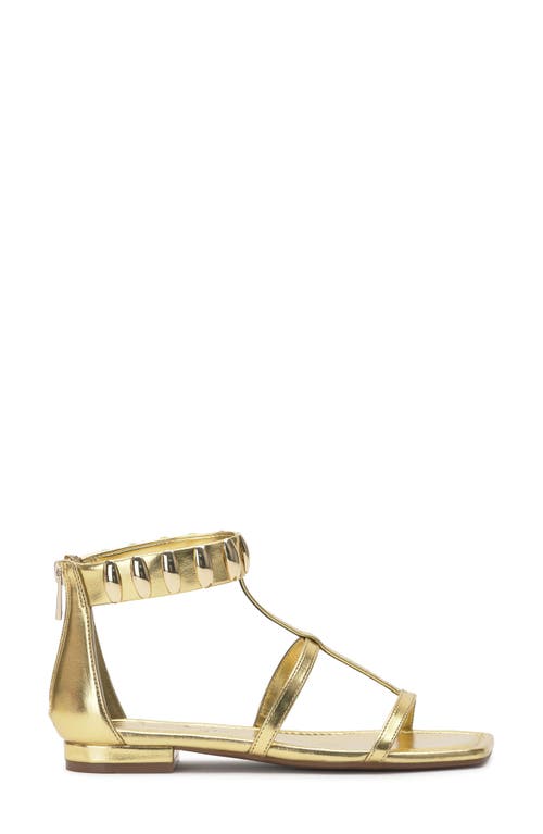 Jessica Simpson Elusta Ankle Strap Sandal In Gold