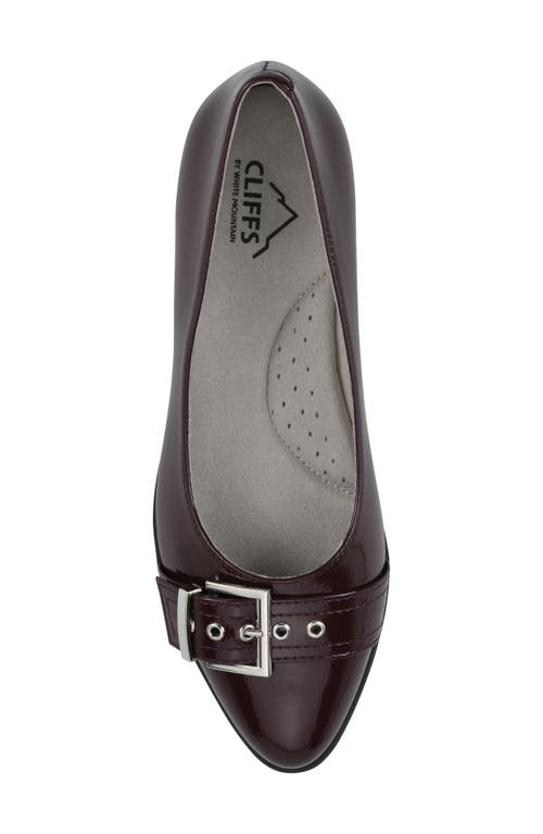 Cliffs By White Mountain Miliani Ballet Flat In Brown