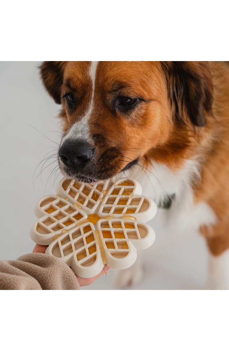 Dexypaws Hide & Seek Slow Feeder, Alternate, color, Beige