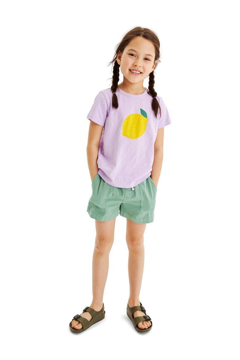 Kids Garment Dyed Stretch Chino Midi Short, Alternate, color, Cactus