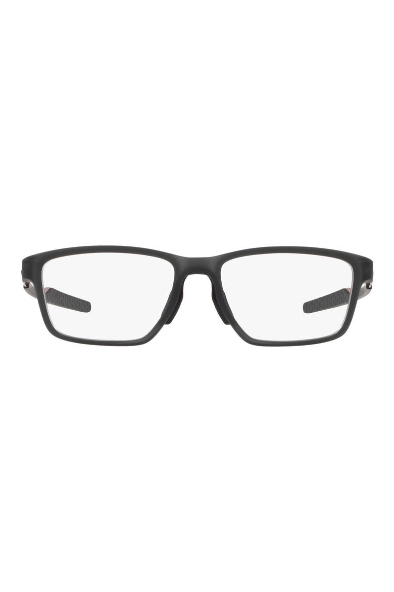 Metalink 57mm Rectangular Optical Glasses, Main, color, LITE GREY