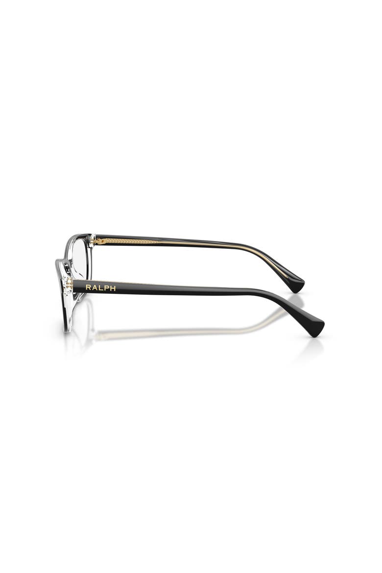 55mm Rectangle optical glasses, Alternate, color, Black
