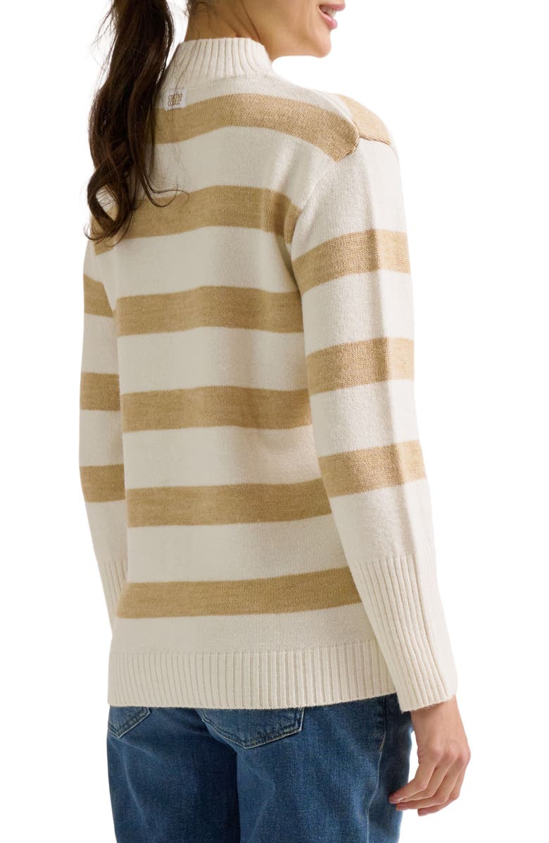Cache Coeur Cabourg Maternity & Nursing Sweater, Alternate, color, Beige/Ivory