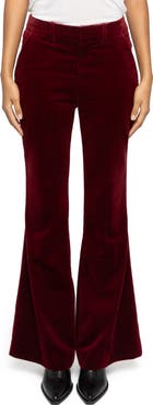 Zadig & Voltaire Prevy Velvet Flared Pants