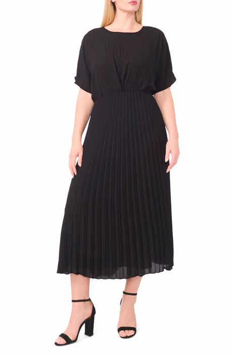Halogen® Pleated Dolman Sleeve Maxi Dress