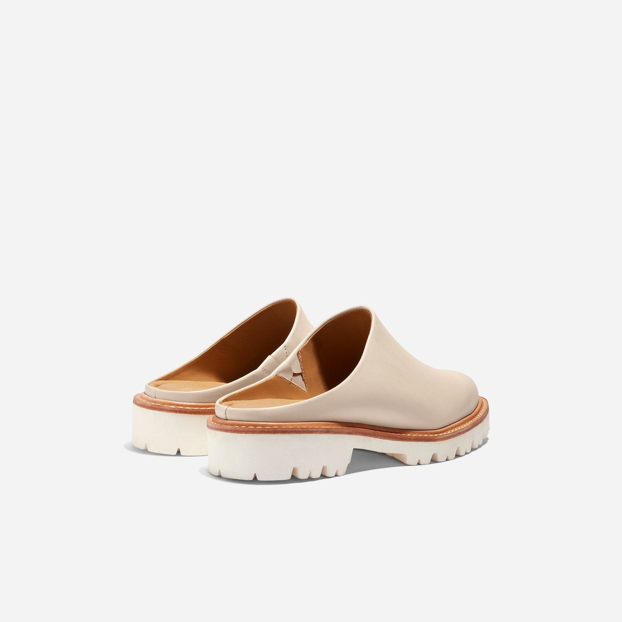 Emilee Lug Mule, Alternate, color, Bone