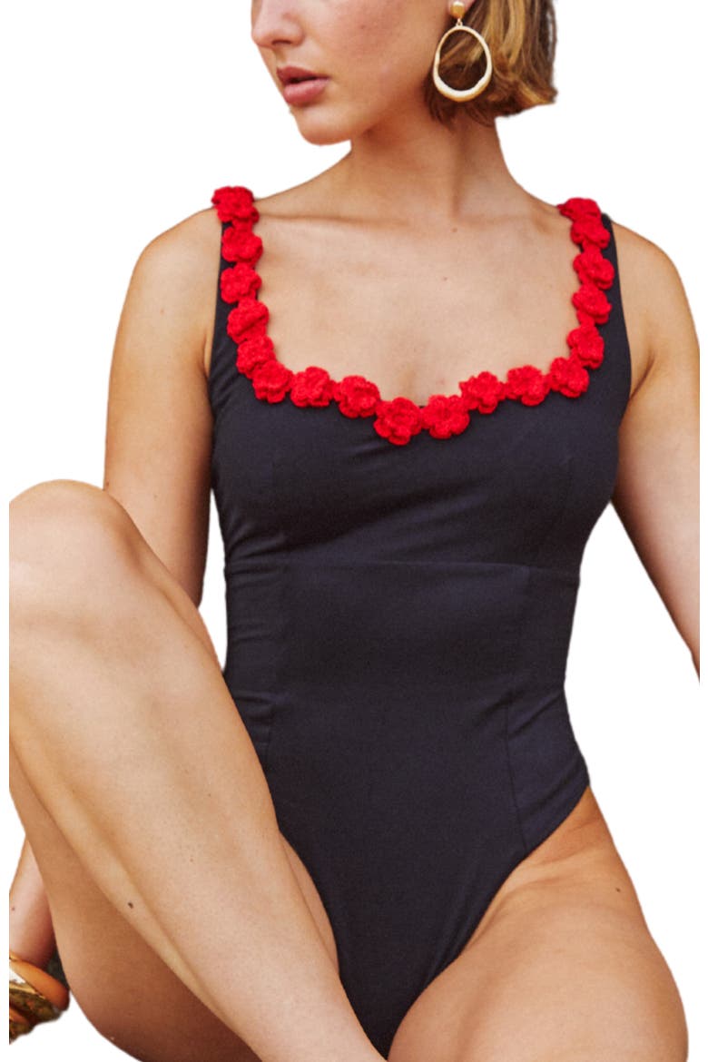 Satuna Swimsuit, Main, color, Black