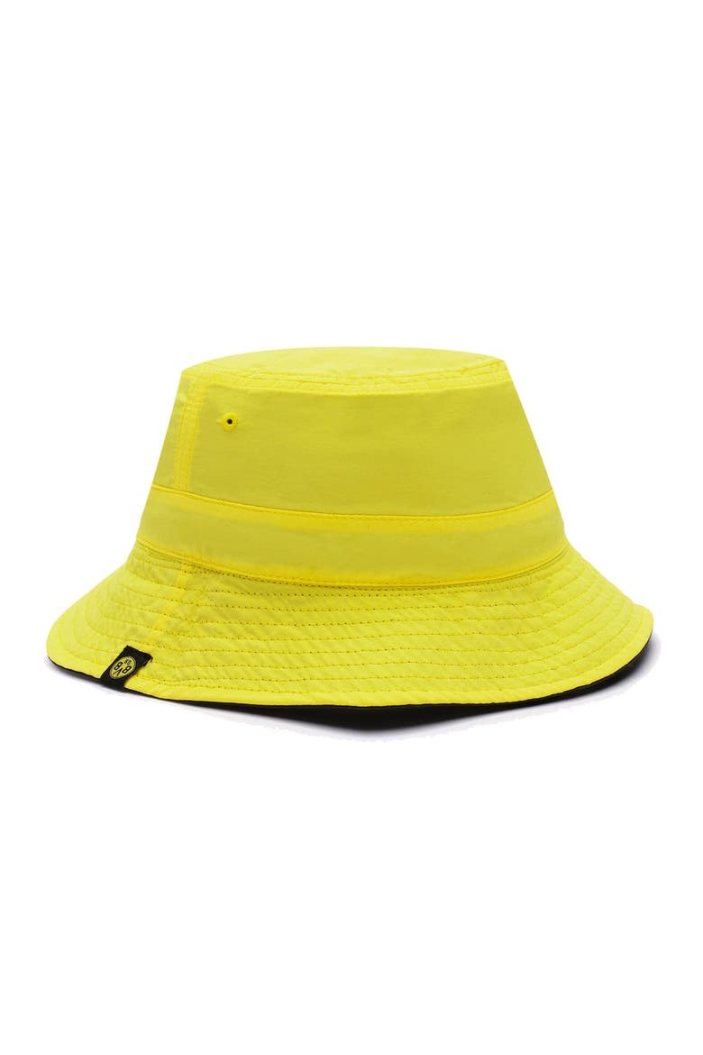 Men's Black/Yellow Borussia Dortmund Terrain Reversible Adjustable Bucket Hat, Alternate, color, Black