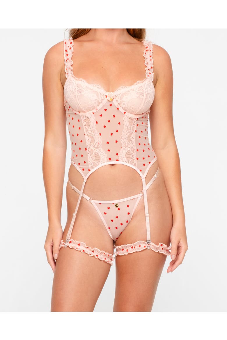 Amara Bodysuit, Alternate, color, Pink