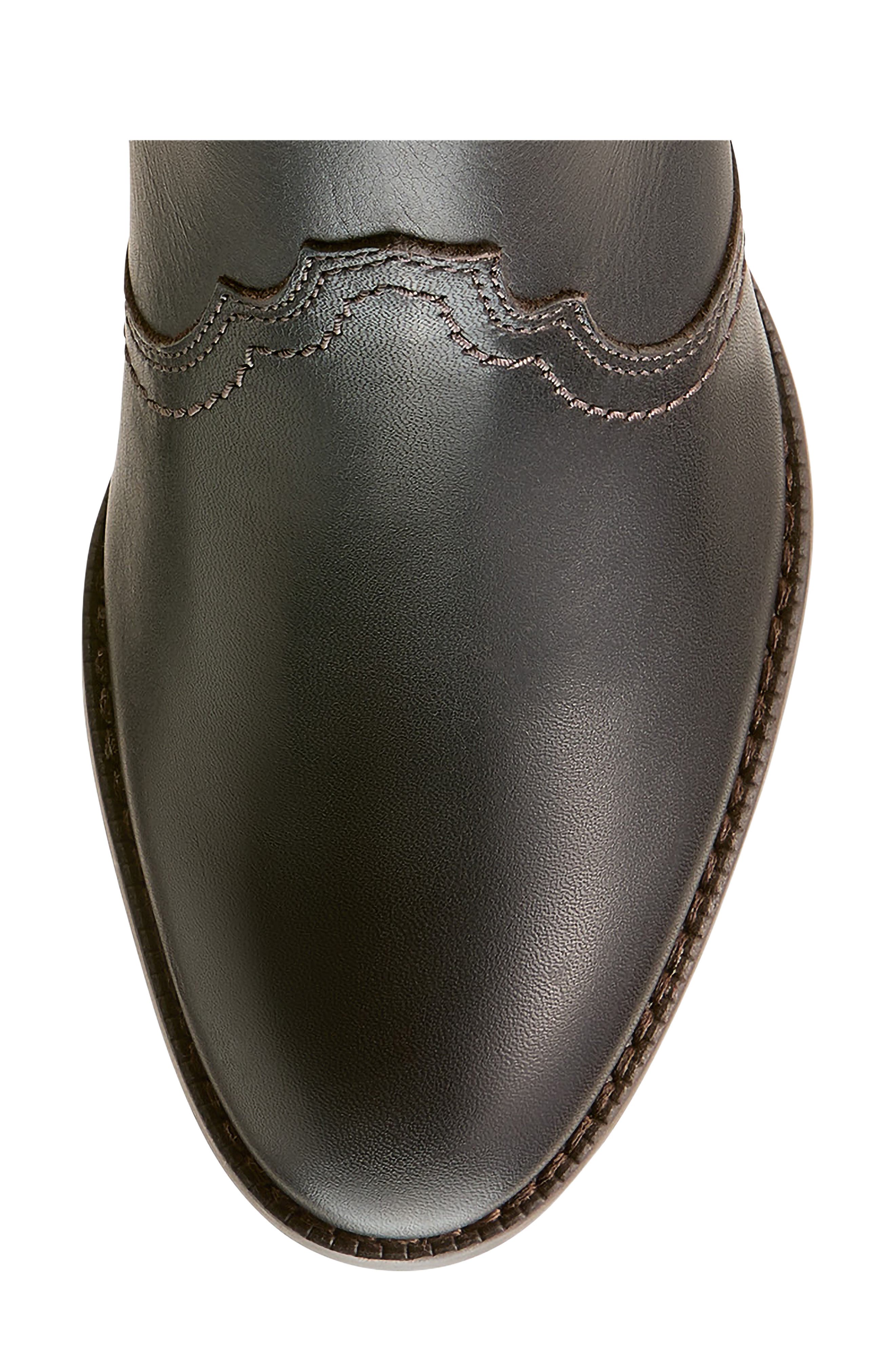 Tilbury Leather Bootie, Alternate, color, CHOCOLATE TRUFFLE