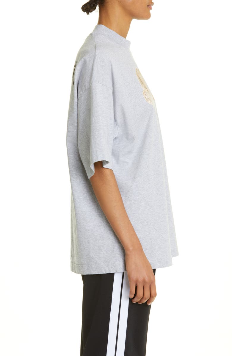 Palm Angels Oversize Headless Bear Cotton Graphic Tee, Alternate, color,