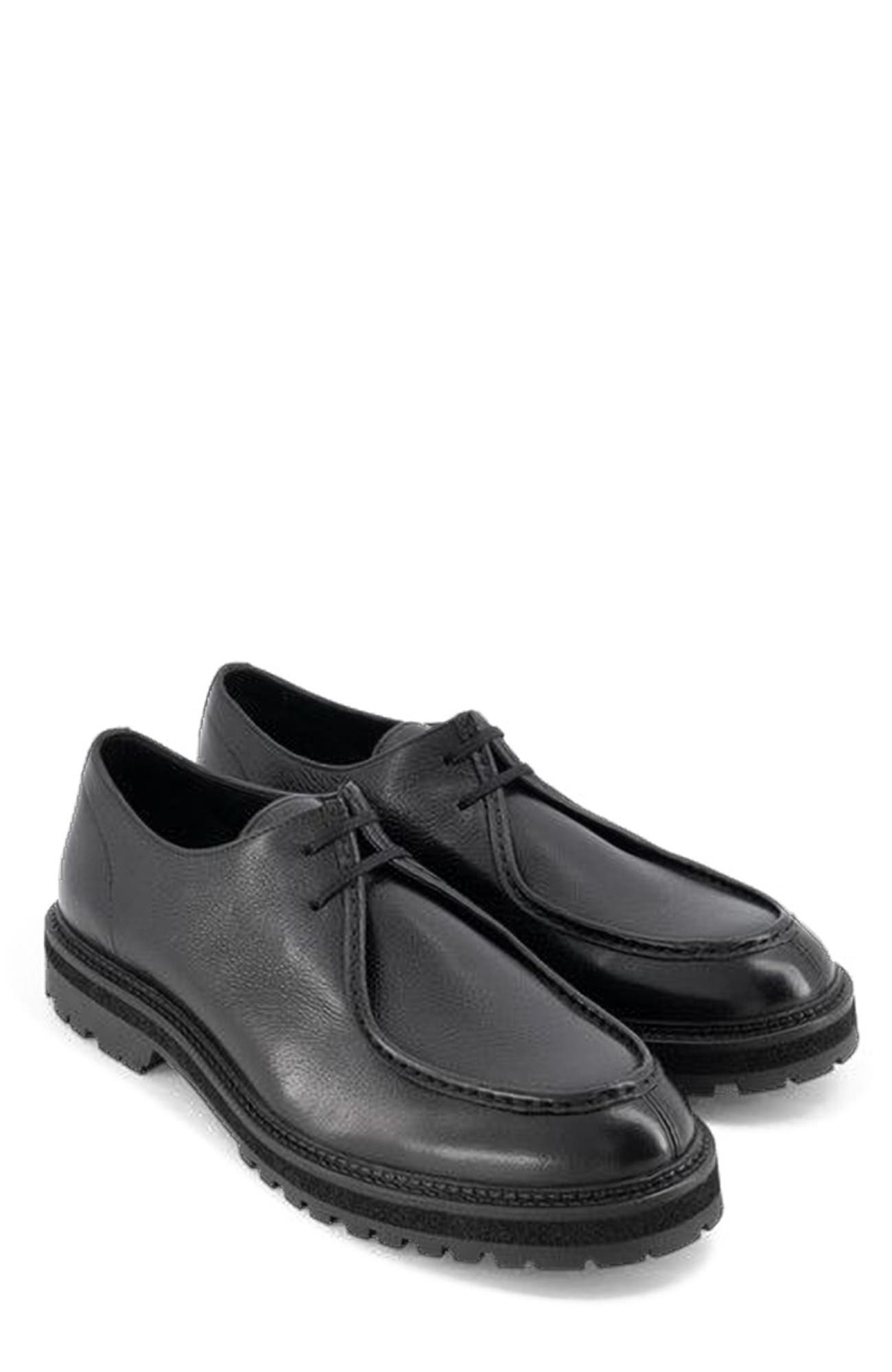 Anthony Veer Harlan Moc Derby, Alternate, color, Black Leather