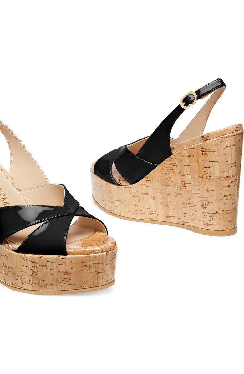 Stuart Weitzman Carmen Wedge Sandal, Alternate, color,