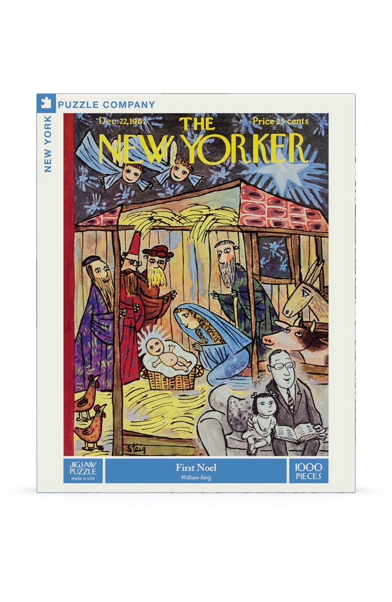 NEW YORK PUZZLE COMPANY First Noel 1000 Piece Puzzle, Main, color, 