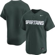 Nike Men's Nike Green Michigan State Spartans College Limited Baseball Jersey