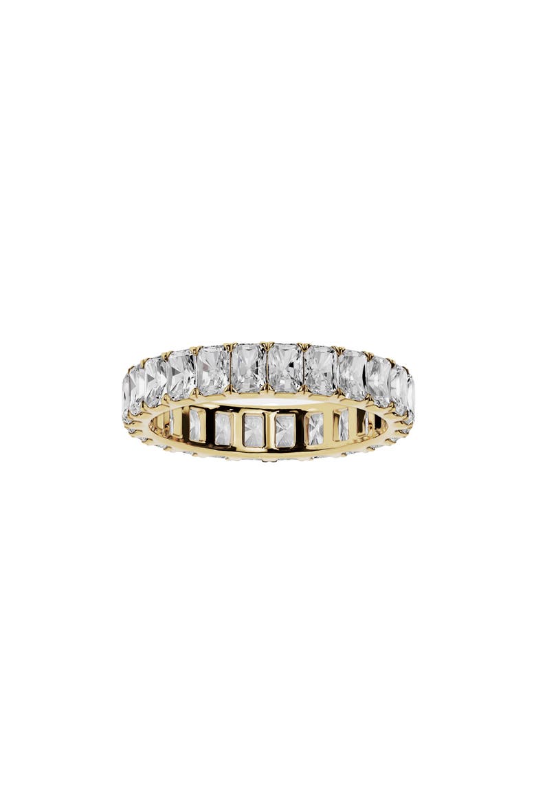 18K Gold Emerald Cut Lab Created Diamond Eternity Ring - 3.12 ctw (Nordstrom Exclusive) video