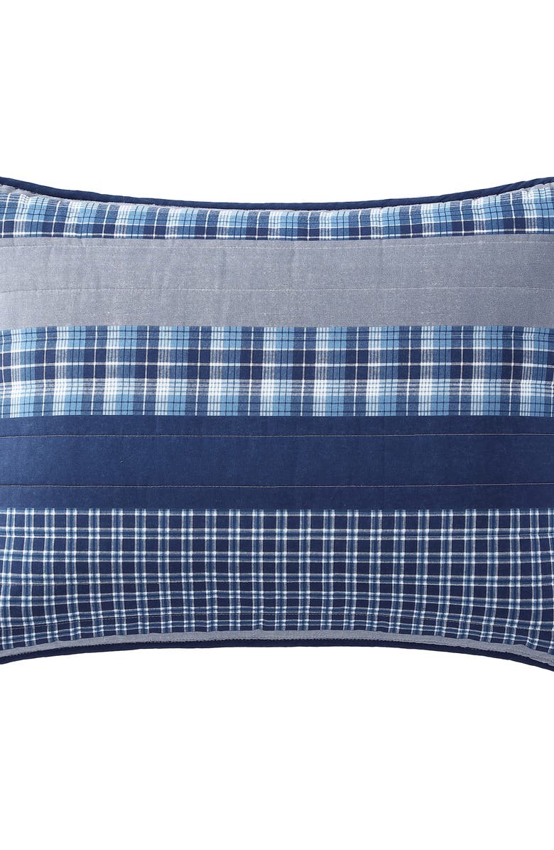 Nautica Addison Quilt Set, Alternate, color, Blue