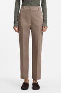 BOSS Tecarino Stretch Cotton Ankle Career Pants