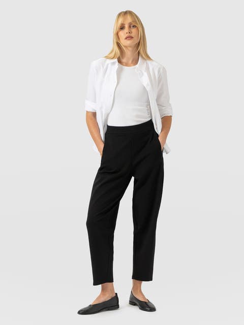 Barrel Leg Jersey Pant