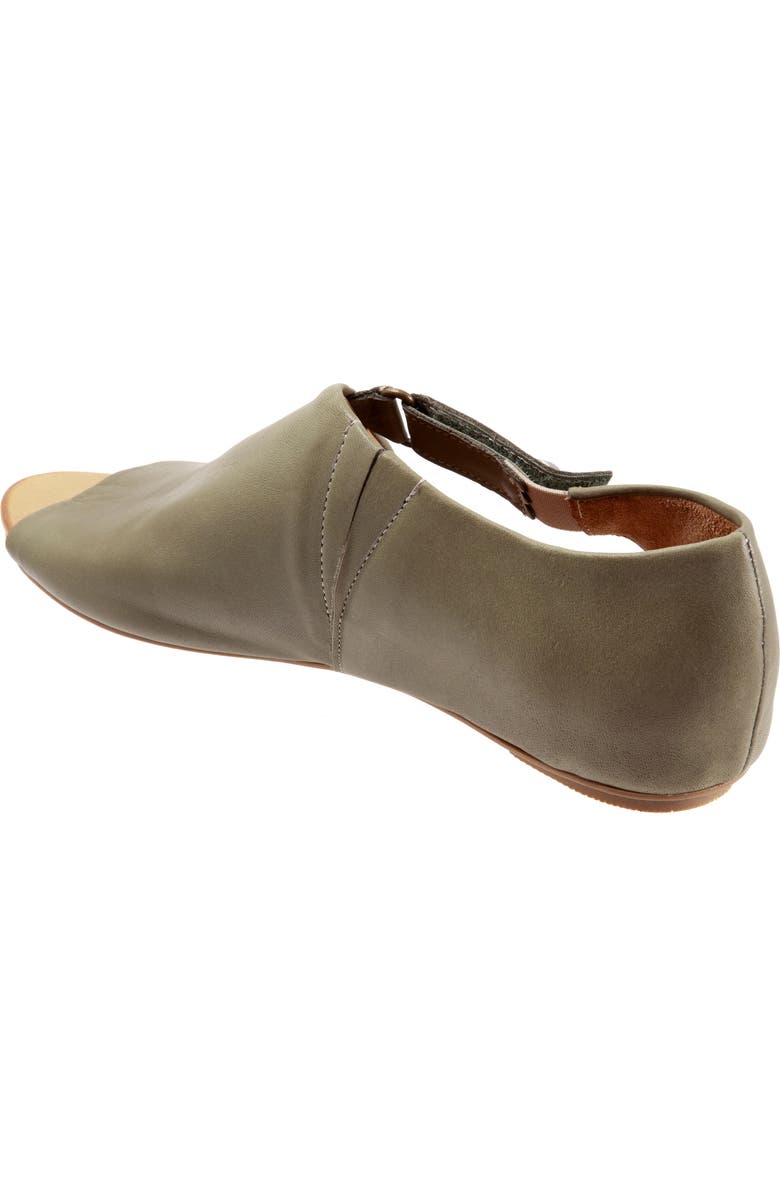 Bueno Kale Flat Sandal, Alternate, color, Sage Leather