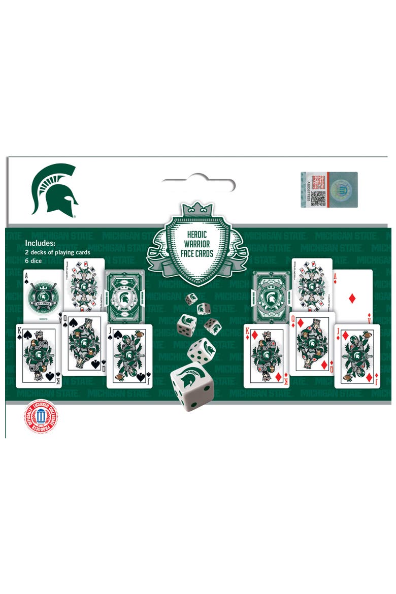 Michigan State Playing Cards & Dice, Alternate, color, Multicolor