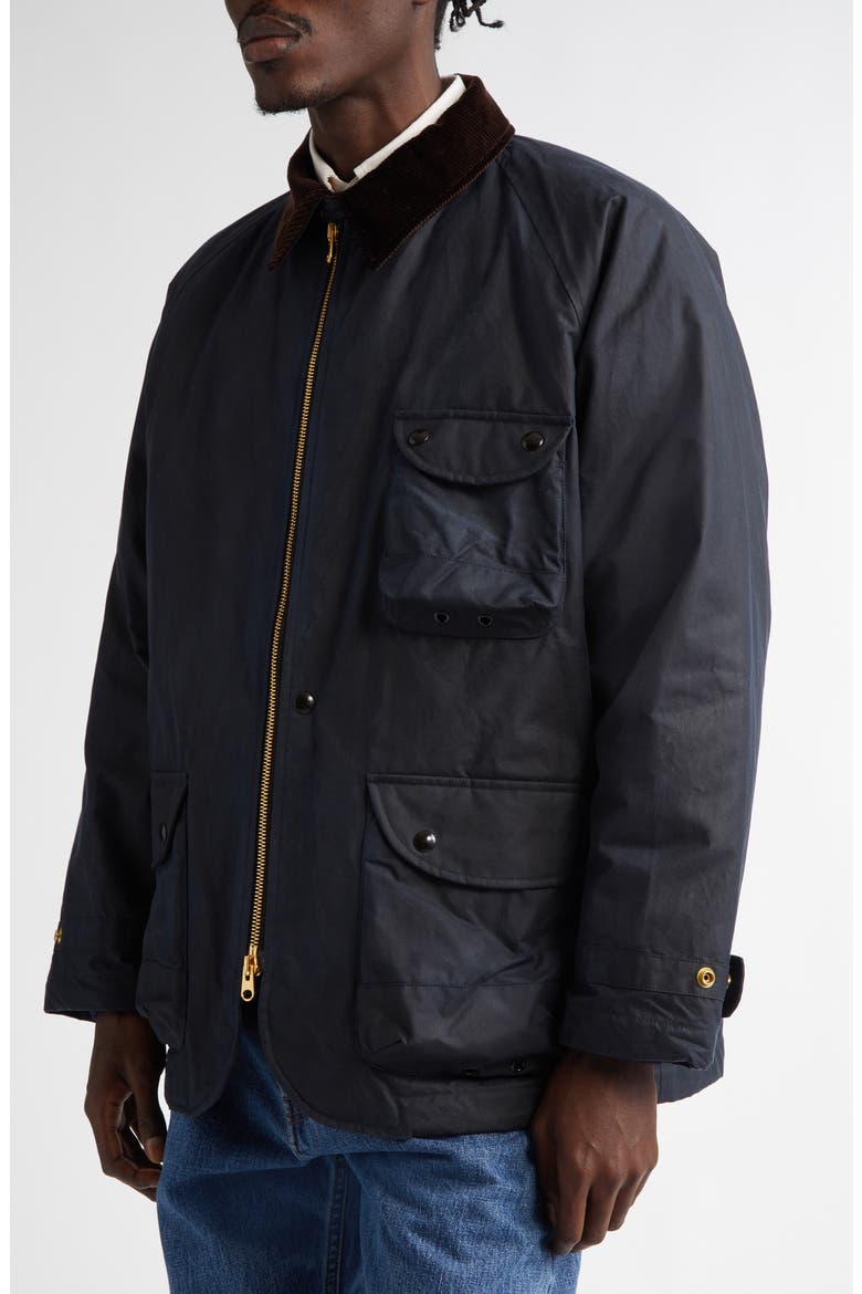 Water Repellent Waxed Cotton Coverall Jacket (Men) | Nordstrom