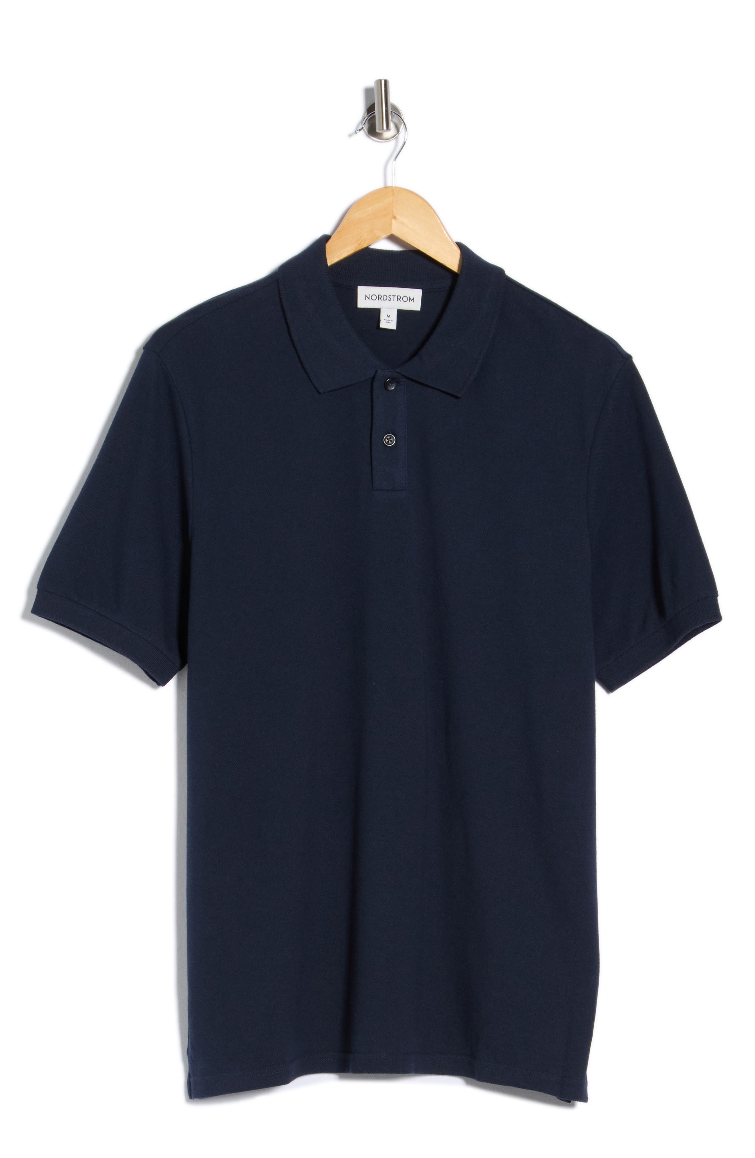 Cotton Blend Pique Knit Polo - image 2