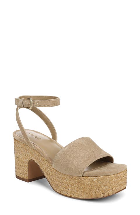 Castella Ankle Strap Platform Sandal (Women)