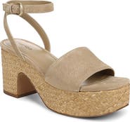 Vince Castella Ankle Strap Platform Sandal