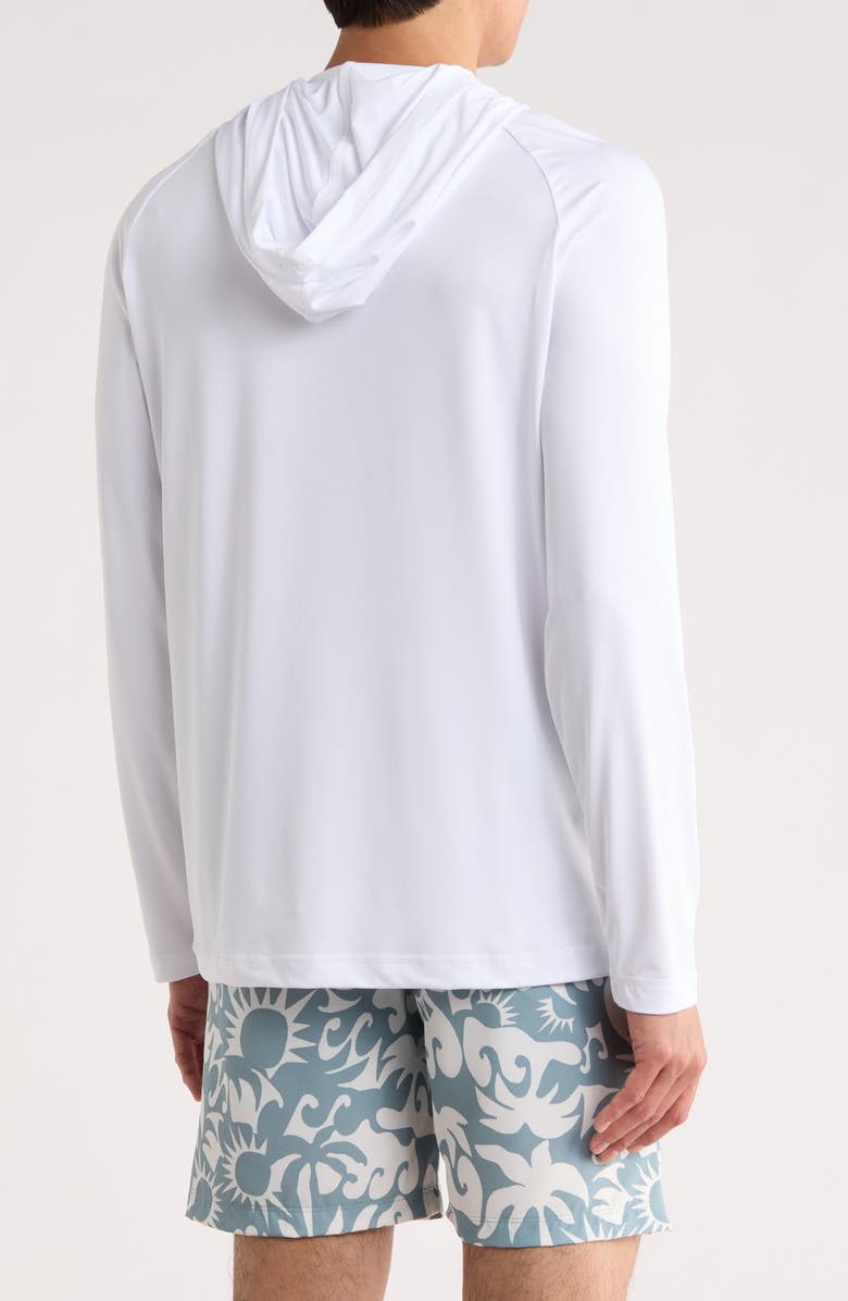 Hurley Logo Hooded Sunshirt, Alternate, color, White