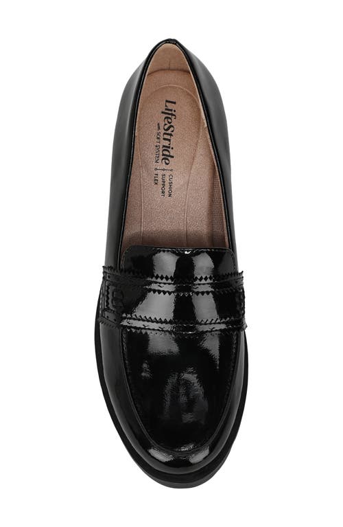 Lifestride London Platform Loafer In Black