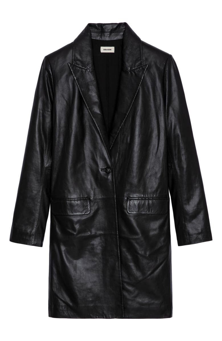 Zadig & Voltaire Monarque Smooth Jacket, Alternate, color,