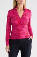 NIC+ZOE Clashy Petals Knit Wrap Top
