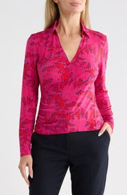 NIC+ZOE Clashy Petals Knit Wrap Top