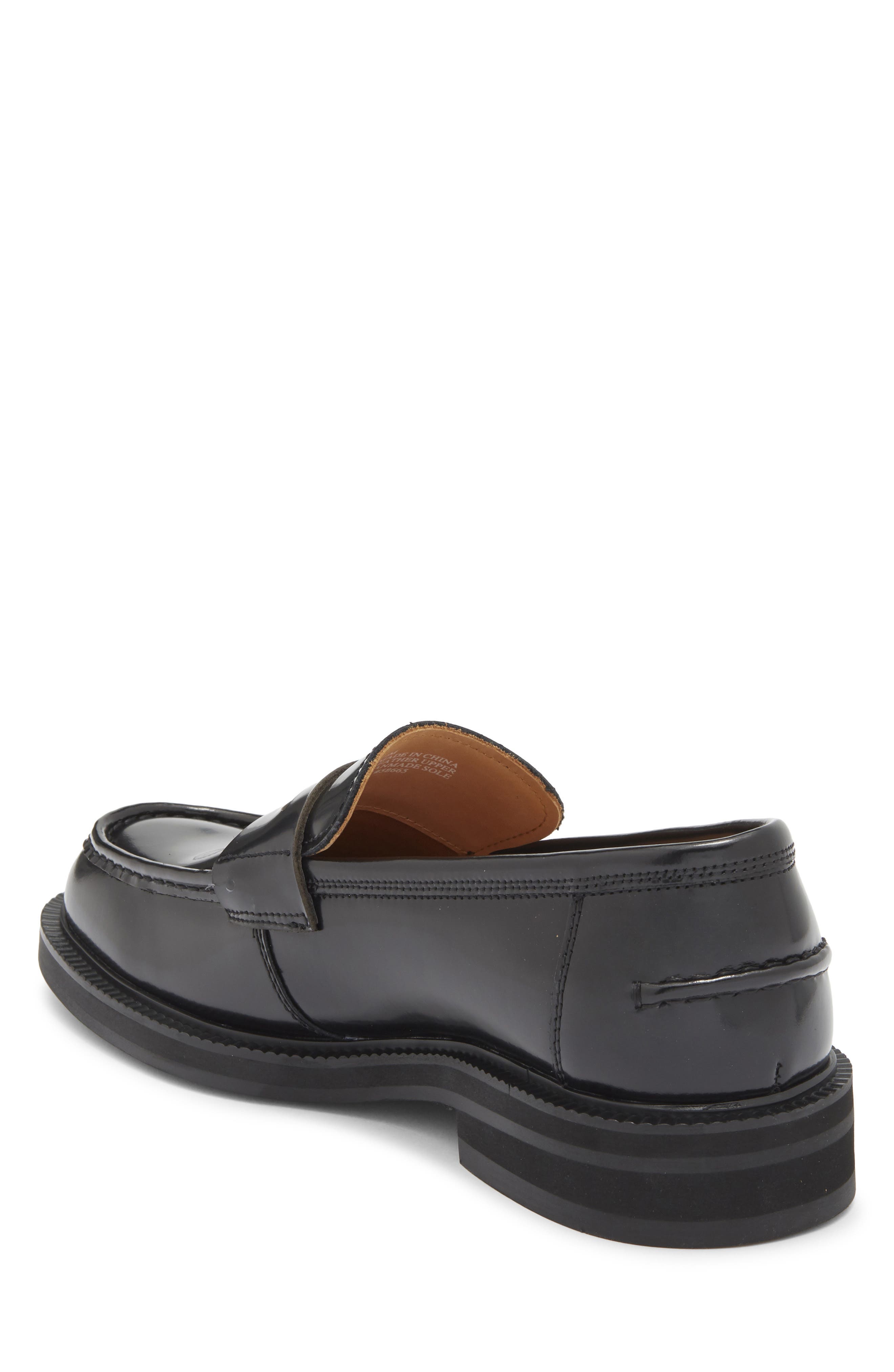 Bond Penny Loafer, Alternate, color, BLACK BOX LEATHER