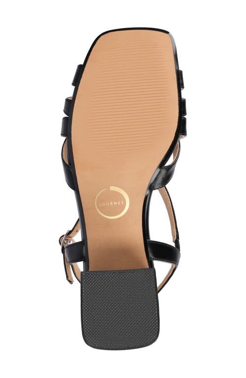 Journee Collection Shyla Block Heel Sandal In Black