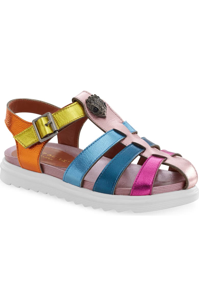 Kurt Geiger London Kids' Kensington Fisherman Sandal, Main, color, Multi