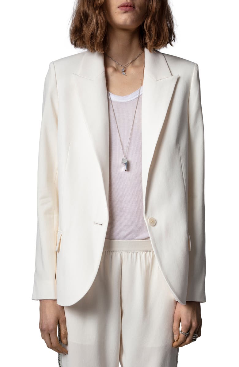 Zadig & Voltaire Voyage Blazer, Main, color, 