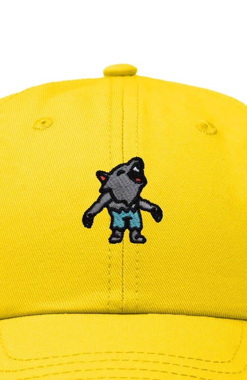 Dalix Werewolf Embroidered Dad Hat In Gold
