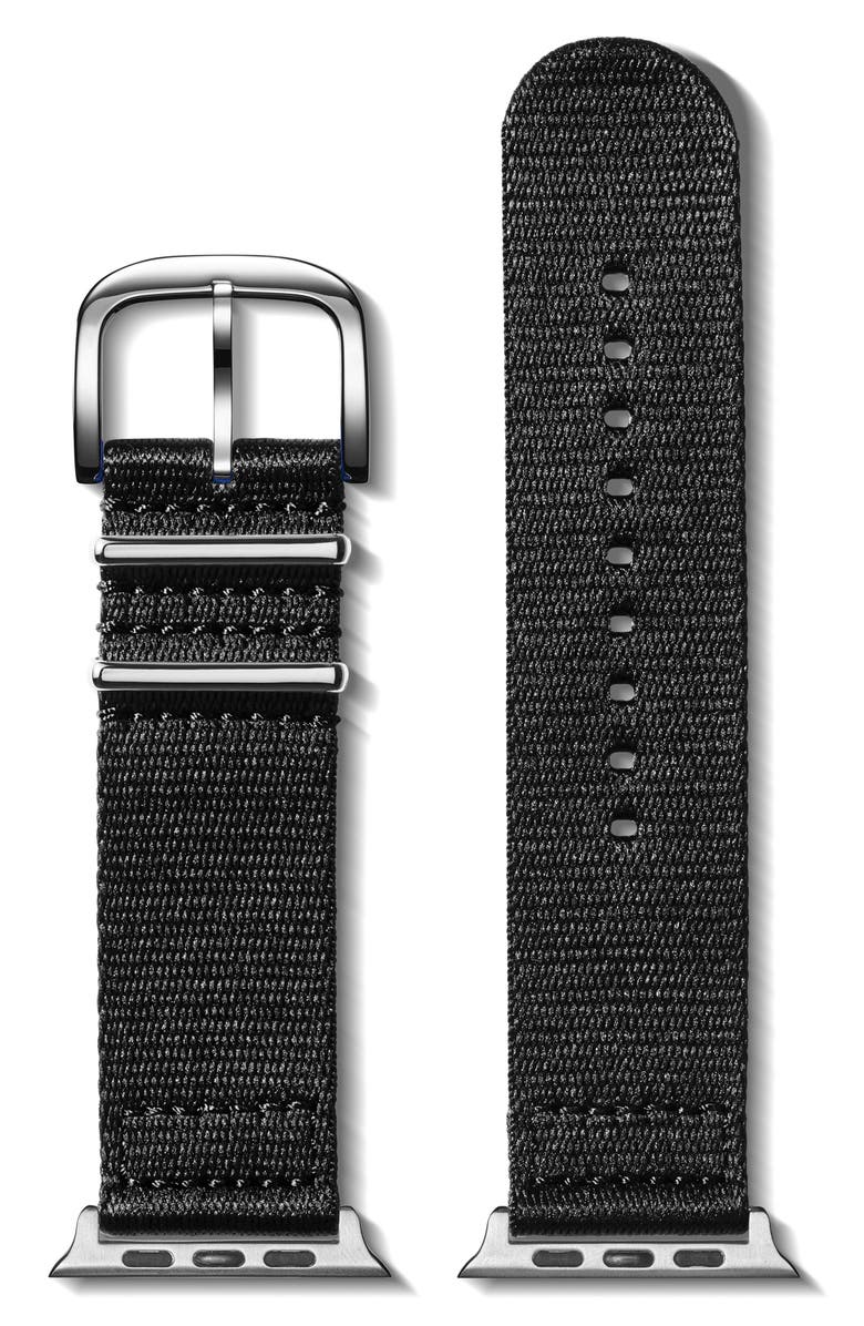 Shinola Nylon 24mm NATO Apple Watch<sup>®</sup> Watchband, Main, color, 