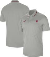 Nike Men's Nike  Gray Washington State Cougars 2023 Sideline Coaches Performance Polo
