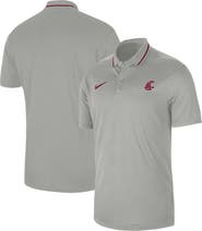 Nike Men's Nike  Gray Washington State Cougars 2023 Sideline Coaches Performance Polo