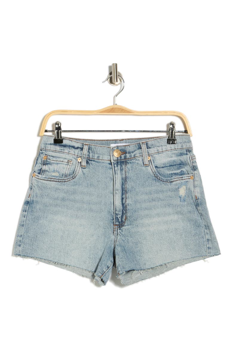 Layne Ultrahigh Waist Denim Shorts, Alternate, color, SANGER