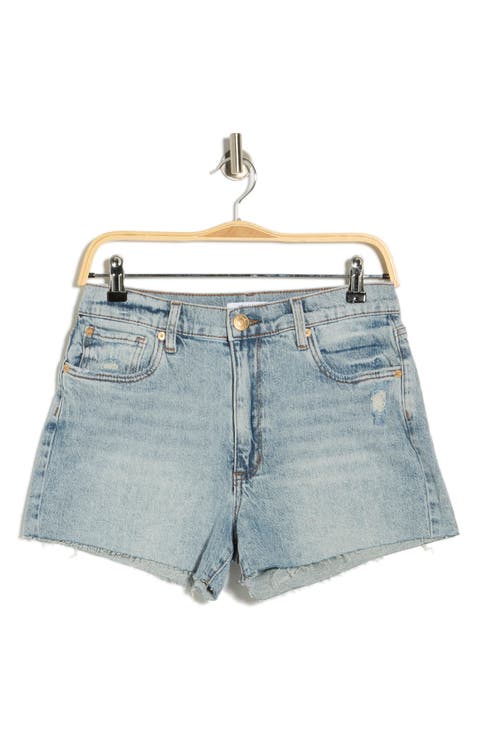Layne Ultrahigh Waist Denim Shorts (Sanger)