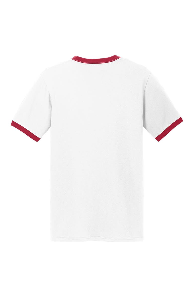 E2 APPAREL Men's White NASCAR Stock Car T-Shirt, Alternate, color, White