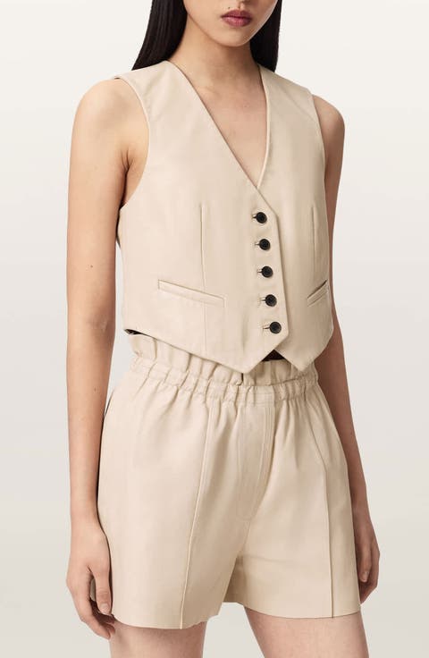 Arla Leather Vest