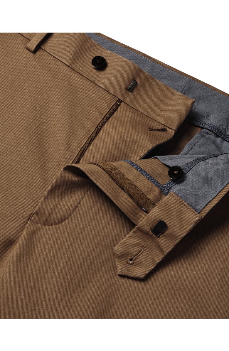 Charles Tyrwhitt Ultimate Non-Iron Chinos, Alternate, color, Dark Orange