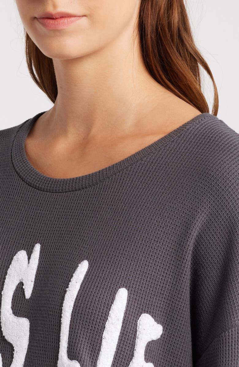 BOYS LIE In Denial Thermal Boyfriend Pullover, Alternate, color, 